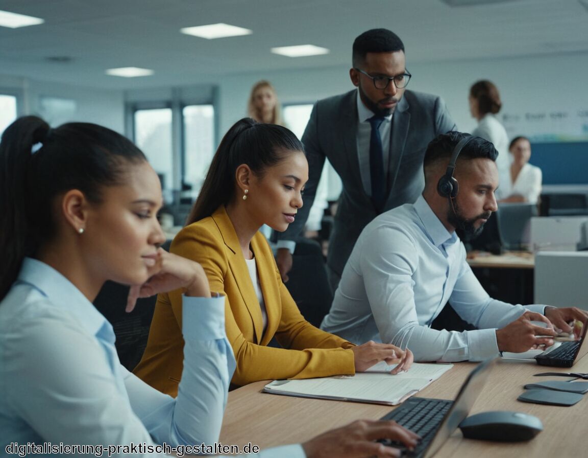 Schulung von Mitarbeitern und Bürgern   - Digitalisierung in Ämtern und Behörden