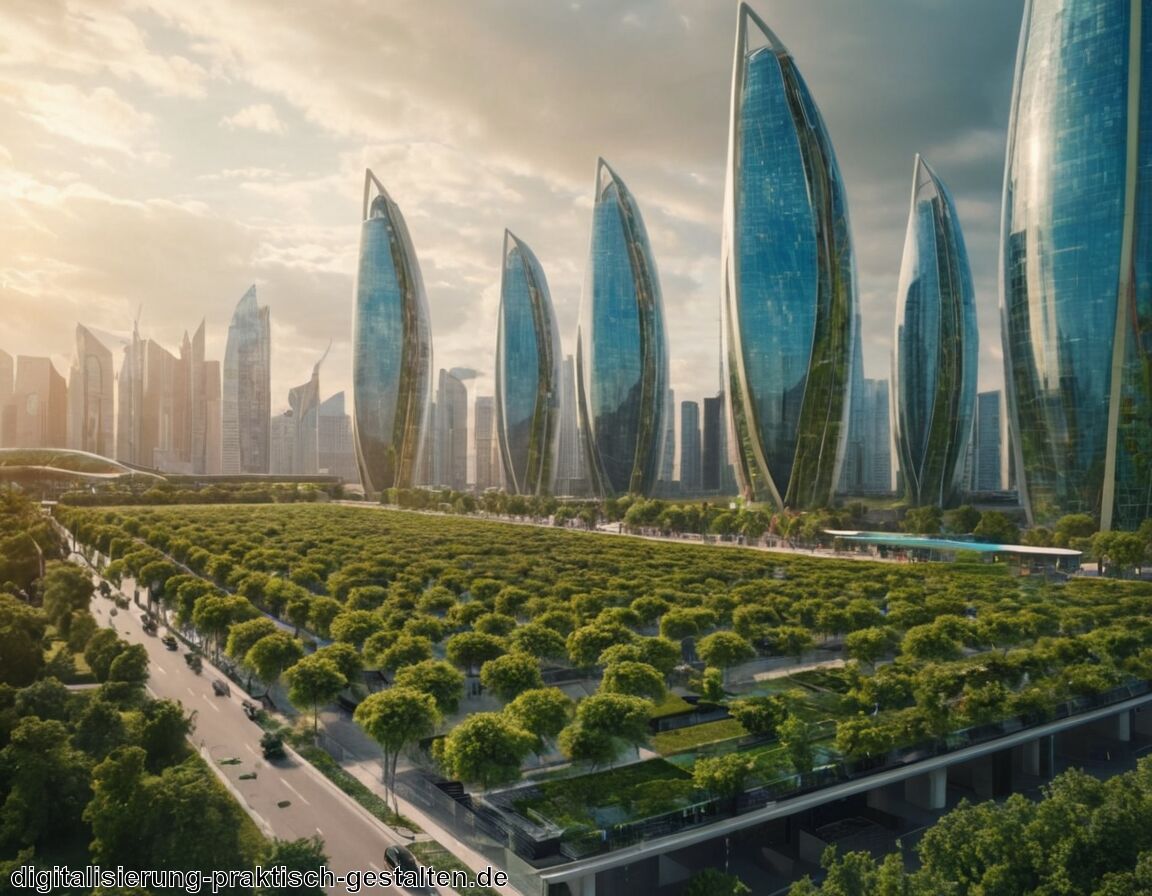 erneuerbare Energien in der Stadtplanung integrieren   - Smart Cities: Städte der Zukunft