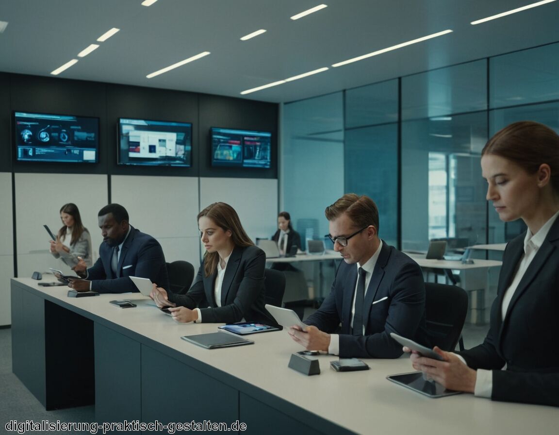 Integration von digitalen Technologien   - Digitalisierung in Ämtern und Behörden